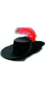 Musketeer Hat with Feather