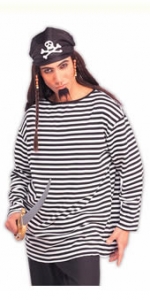 Pirate Striped Adult Shirt