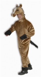 Horse Brown  Deluxe Plush Adult Costume