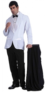 Formal White Jacket Vintage Adult Costume