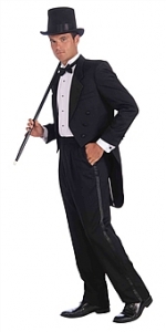 Tuxedo Tail Coat Plus Size Costume