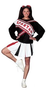 Spartan Cheerleader - Female Adult Costume