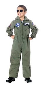 Air Force Pilot Deluxe Kids Costume