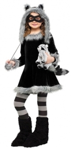 Sweet Raccoon Kids Costume