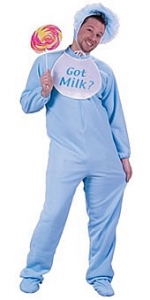 Be My Baby Adult Costume (Blue)
