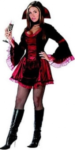 Sassy Victorian Vampiress Adult Costume