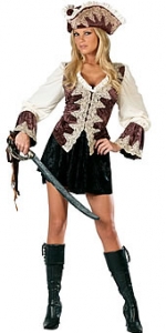 Royal Lady Pirate Adult Costume