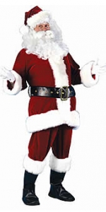 Santa Claus Ultra Velvet Deluxe Costume XXL