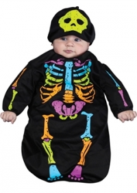 Skele-Baby Bunting Infant Costume
