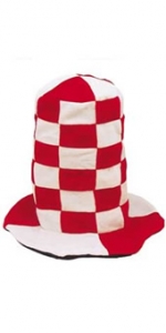 Checkered Board Tall Hat
