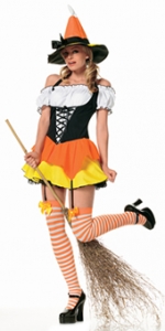 Kandy Korn Witch Sexy Adult Costume