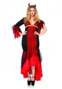 Diva Devil Plus Size Adult Costume