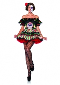 Day of the Dead Doll Sexy Adult Costume