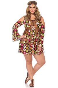 Starflower Hippie Plus Size Adult Costume