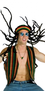 Rasta Outfit Adult Costume