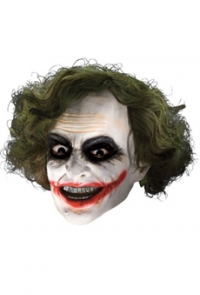 The Joker Adult Mask With Hair