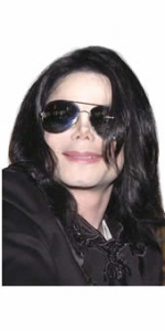 Michael Jackson Straight  Wig with Glasses