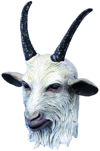 Deluxe Goat Overhead Latex Mask