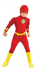 The Flash Deluxe Muscle Chest Kids Costume