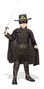Zorro Deluxe Muscle Chest Kids Costume