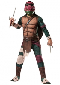 Teenage Mutant Ninja Turtles Movie Deluxe Raphael Kids Costume